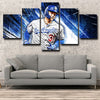 5 panel canvas art framed prints Dodgers Joc Pederson wall decor-21 (1)