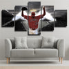 5 piece wall art canvas prints Los Angeles Angels player wall picture-28 (3)