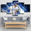 5 panel canvas art framed prints Dodgers Joc Pederson wall decor-21 (2)