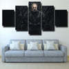 5 panel wall art canvas prints Game of Thrones Davos live room decor-1613 (3)