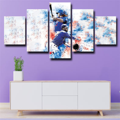 5 piece modern art framed print Dodgers players decor picture-28 (1)
