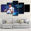 5 piece wall art canvas prints Dodgers Walker Buehler live room decor-25 (2)