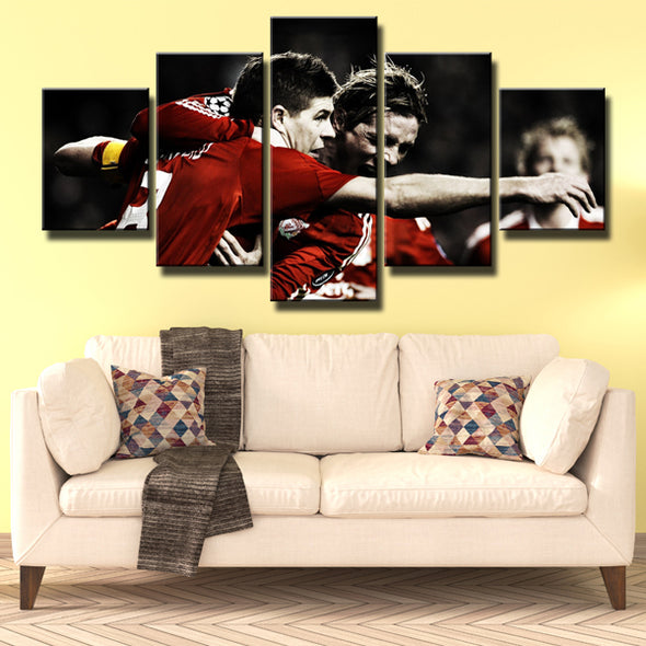 Liverpool FC Steven Gerrard and Fernando Torres