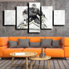 5 Panel Modern Canvas Art Anaheim Ducks Goaltender printed wall decor-1202 (3)