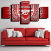 Arsenal FC Logo Crest Red White
