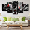 5 Panel Modern Canvas Art Atlanta Falcons Turner printed red wall decor-1210 (4)