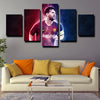 5 Panel Modern Canvas Art FC Barcelona messi printed red wall decor-1245 (1)