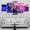 5 Panel modern art FC Barcelona Neymar canvas prints wall picture-1223 (4)