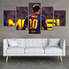 5 Panel modern art FC Barcelona messi canvas prints wall picture-1204 (2)