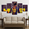 5 Panel modern art FC Barcelona messi canvas prints wall picture-1204 (3)