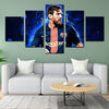 5 Panel modern art FC Barcelona messi canvas prints wall picture-1221 (2)