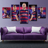 5 Panel modern art FC Barcelona teammates canvas prints wall picture-1212 (4)