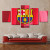 5 Panel modern art framed prints FC Barcelona crest wall picture-1232 (1)