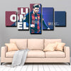 5 Panel modern art framed prints FC Barcelona messi wall picture-1240 (1)