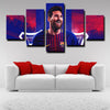 5 Panel modern art framed prints FC Barcelona messi wall picture-1243 (1)