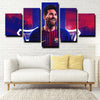 5 Panel modern art framed prints FC Barcelona messi wall picture-1243 (2)