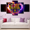 5 Piece Blaugrana Framed Wall Art Prints Canvas Picture Decor for Home-0117 (1)