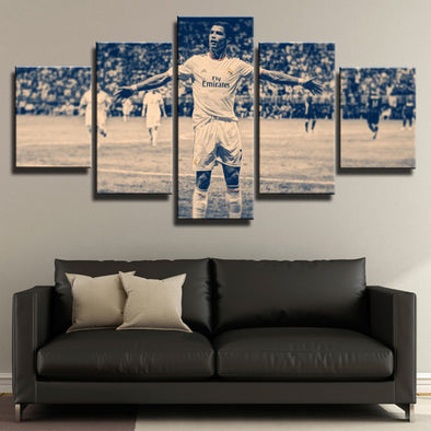 5 Piece CR7 Framed Fine Art Prints Canvas Painting Wall Picture Decor-0113 (1)