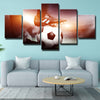 5 Piece Soccer Sports Player Canvas Art Prints Picture Decor for Home-1008 (1)