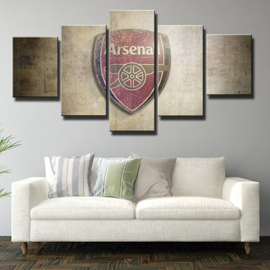 5 Piece The Gunners Fine Art Prints Canvas Pictures Wall Decor-0103 (1)