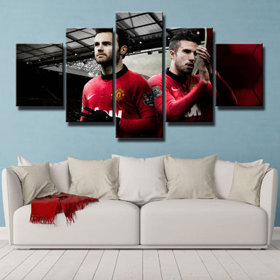 5 Piece The Red Devils Wall Prints Picture Canvas Art Home Decor Set-0150 (1)