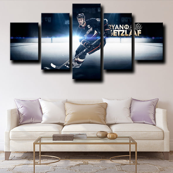 5 canvas art framed prints Anaheim Ducks Getzlaf decor picture-1204 (1)