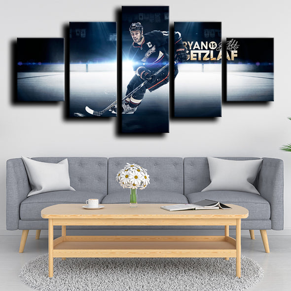 5 canvas art framed prints Anaheim Ducks Getzlaf decor picture-1204 (4)