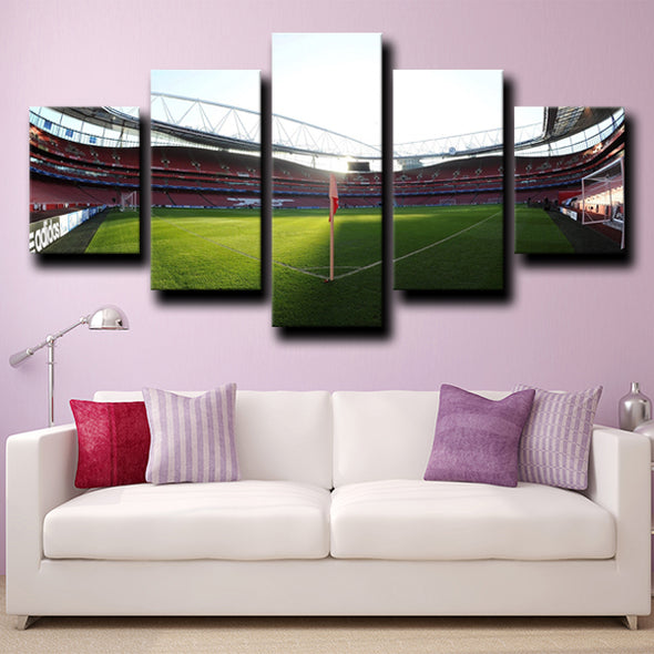 5 canvas art framed prints Arsenal Emirates Stadium decor picture-1211 (1)