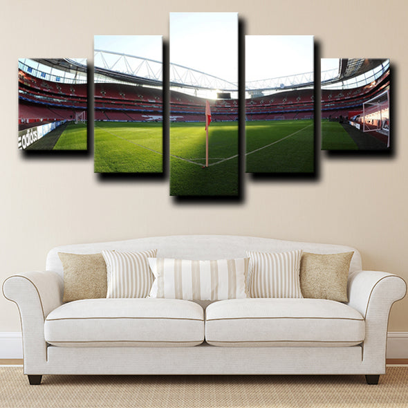 5 canvas art framed prints Arsenal Emirates Stadium decor picture-1211 (2)