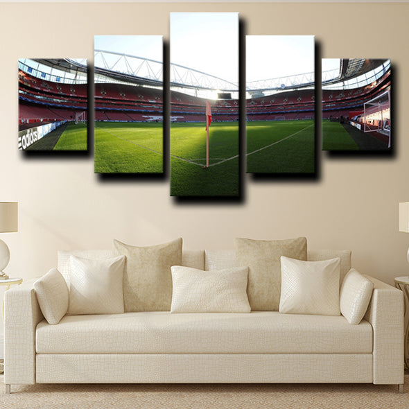 5 canvas art framed prints Arsenal Emirates Stadium decor picture-1211 (3)