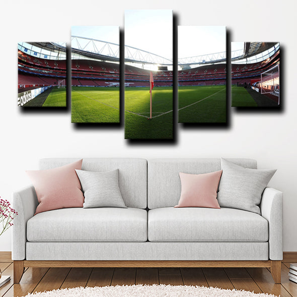 5 canvas art framed prints Arsenal Emirates Stadium decor picture-1211 (4)