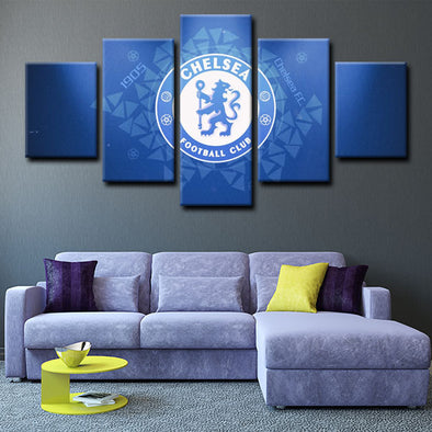 5 canvas art framed prints Chelsea Football Club decor picture1221 (1)