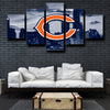 5 canvas art framed prints Chicago Bears logo decor picture-1208 (4)