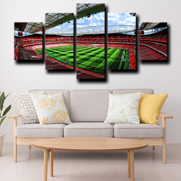5 canvas modern art prints Arsenal Emirates Stadium wall picture-1212 (4)