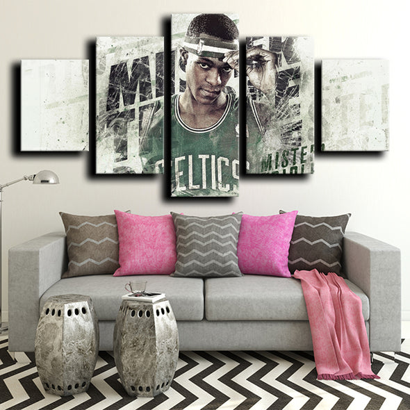 5 canvas painting art prints Celtics Rondo decor picture-1205 (3)
