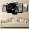 5 canvas painting modern art prints Chicago Bears logo wall picture-1209 (3)