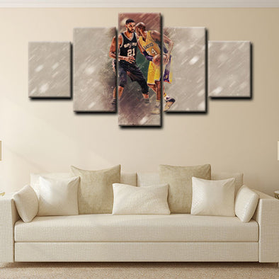 5 canvas painting modern art prints Kobe Bryant wall picture1222 (1)