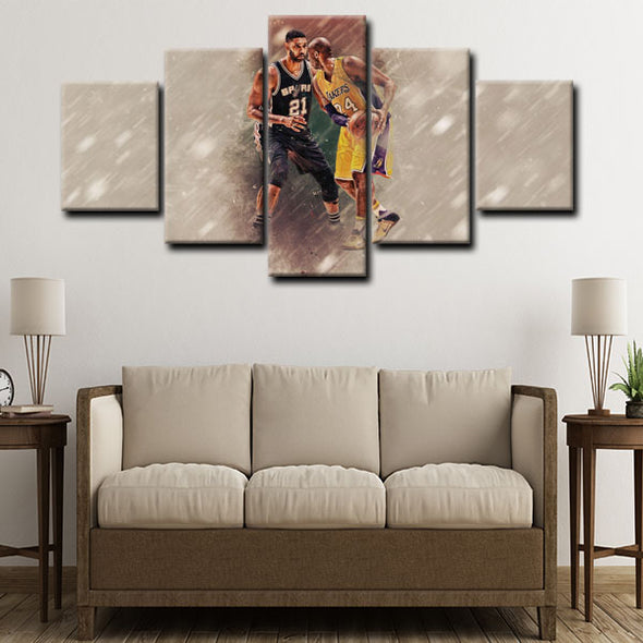5 canvas painting modern art prints Kobe Bryant wall picture1222 (4)