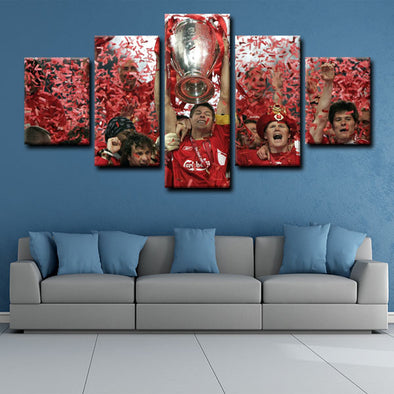  5 canvas painting modern art prints Liverpool Football Club  wall picture1224 (1)