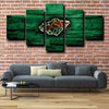 5 canvas painting modern art prints Minnesota Wild Badge wall picture-1212 (2)