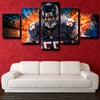 5 canvas prints modern art Chicago Bears Briggs decor picture-1208 (2)