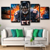 5 canvas prints modern art Chicago Bears Briggs decor picture-1208 (4)
