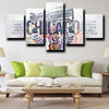 5 canvas prints modern art Chicago Blackhawks champions decor picture-1211 (2)
