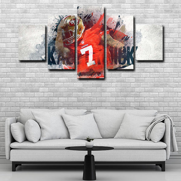 5 canvas wall art framed printsColin Rand Kaepernick2  home decor1201 (4)