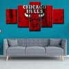 5 canvas wall art framed prints Chicago Bulls  home decor1201 (4)