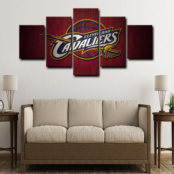 5 canvas wall art framed prints Cleveland Cavaliers  home decor 1201(3)