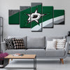 5 canvas wall art framed prints Dallas Stars  home decor1218 (3)