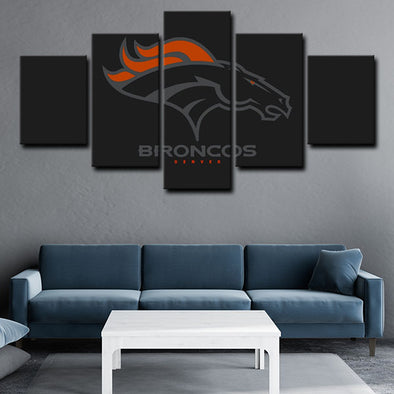 5 canvas wall art framed prints Denver Broncos  home decor1211 (1)
