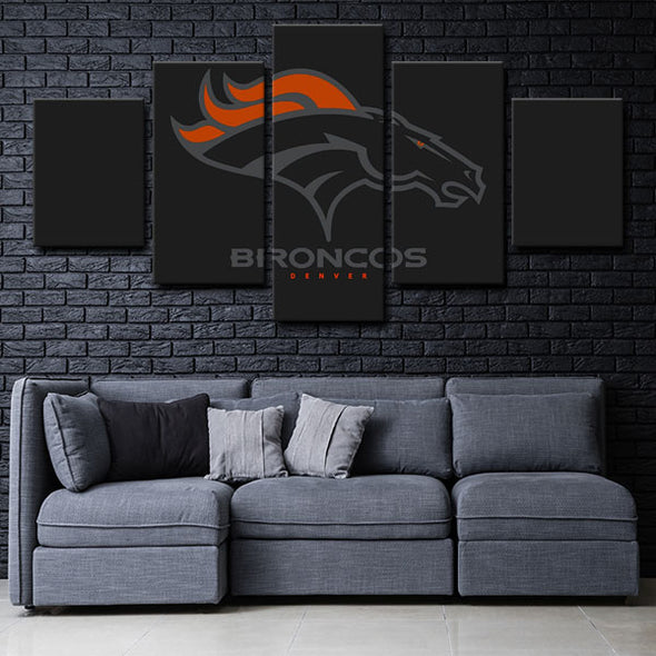 5 canvas wall art framed prints Denver Broncos  home decor1211 (3)