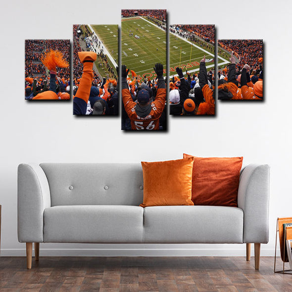 5 canvas wall art framed prints Denver Broncos  home decor1251 (3)